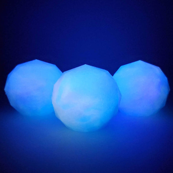 Glow Clouds Prism Eggs - Set of 3 - Soft, GITD