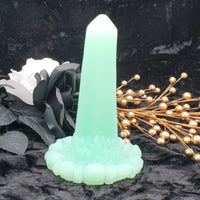 Green Sea Glass Moanstone - Single-Size, 5.5" - Medium Firmness