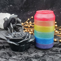Soft Rainbow Lover's Rose - Grind/Vibe Toy & Mini Penetratable - Soft Firmness