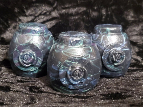 Aurora Borealis Rose Potion Squishies - Set of 3 - Firm