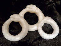 Pearlescent Smiling Serpent- Set of 3 - C-Rings