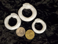 Pearlescent Smiling Serpent- Set of 3 - C-Rings